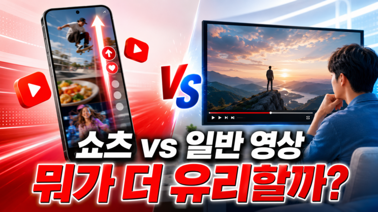 쇼츠와 일반 영상, 유튜브에서는 무엇이 더 유리할까