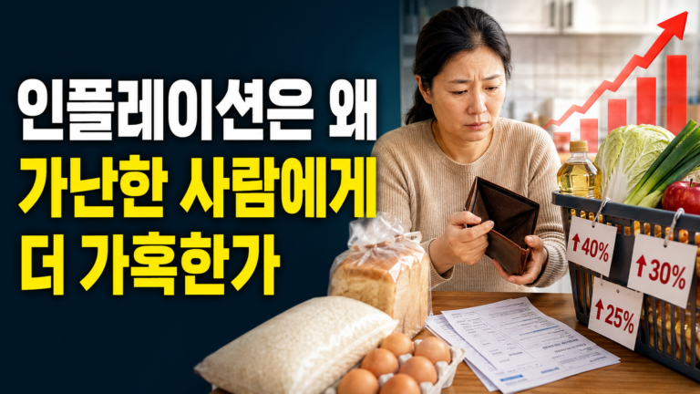 인플레이션은 왜 가난한 사람에게 더 가혹한가