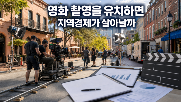 영화 촬영을 유치하면 지역경제가 살아날까