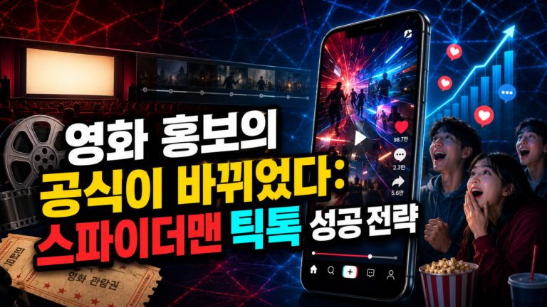 영화 홍보의 공식이 바뀌었다: 스파이더맨 틱톡 성공 전략